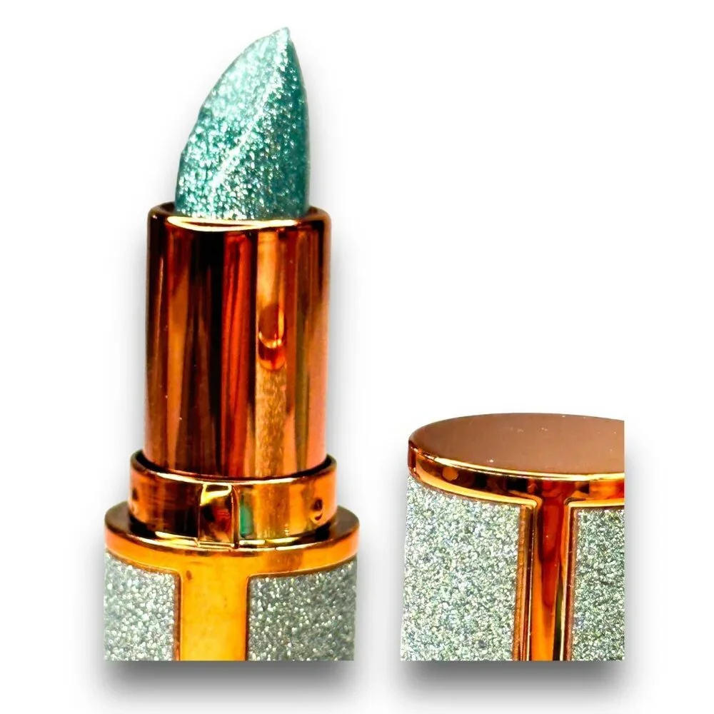 Starry Sparkling Glitter Lipstick - Moisturizing Color-Changing Balm With Shimme